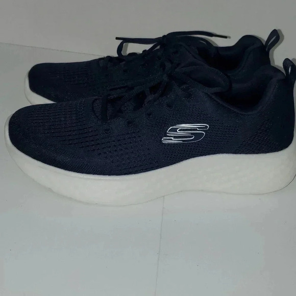 Skechers Air Cooled Memory Foam Lite-Foam Navy Blue Men\'s Size 9 main image 14